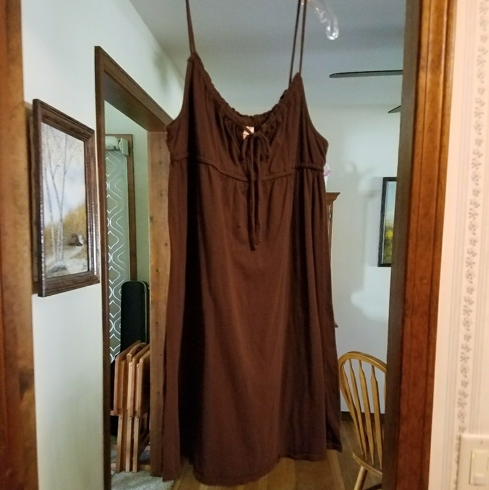 Brown sun dress